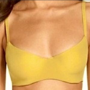 Free people yellow bra, size 34D